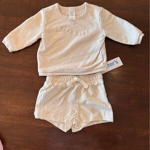 Carter's Cream Baby Matching Set